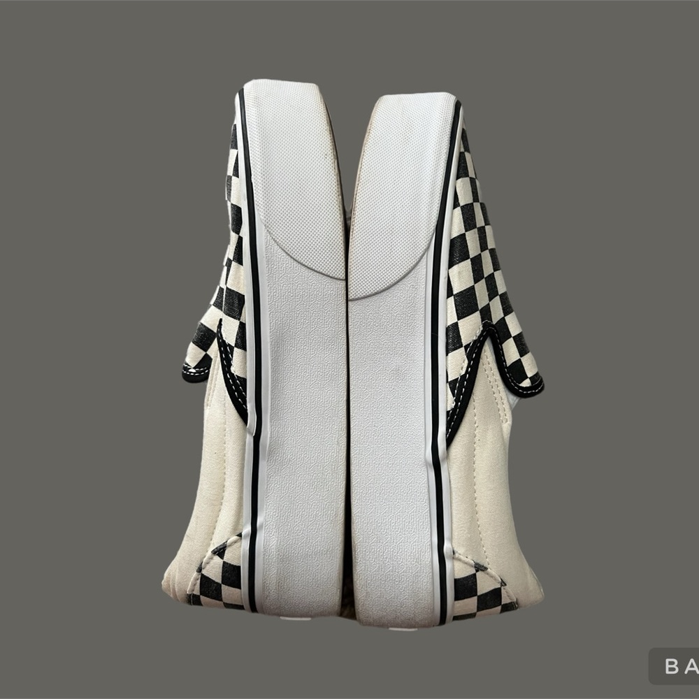 NWOT Platform Checkered Black and White Vans